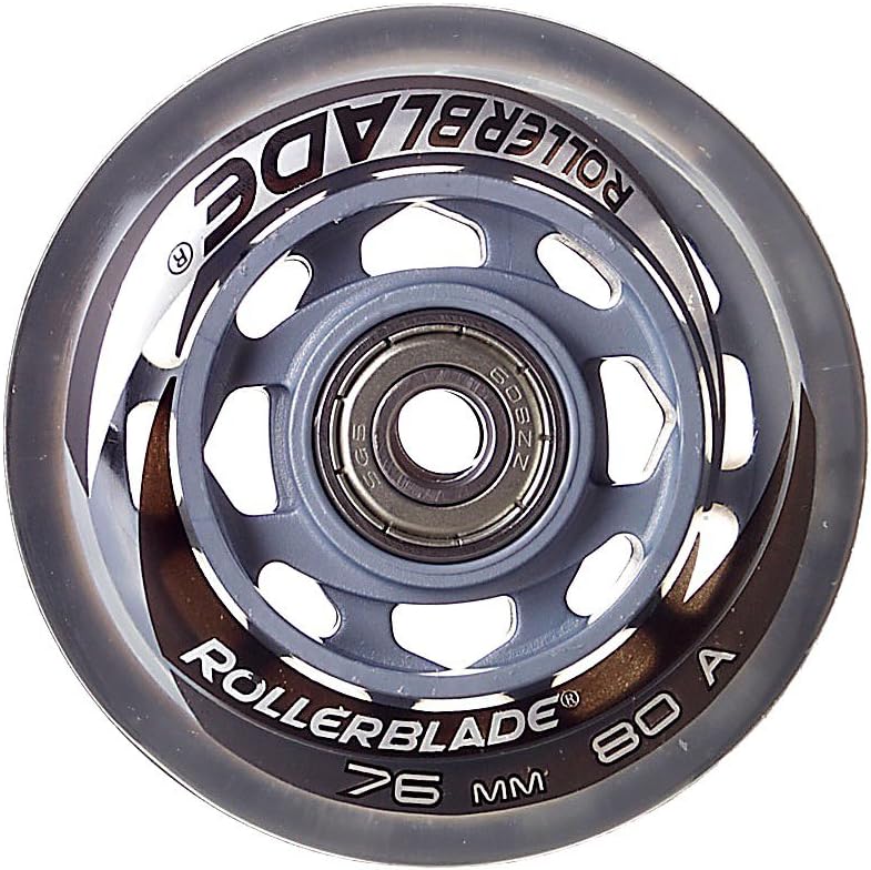 Rollerblade Inline Skate Wheels 76mm 80A w/ SG5 bearings 8 pack