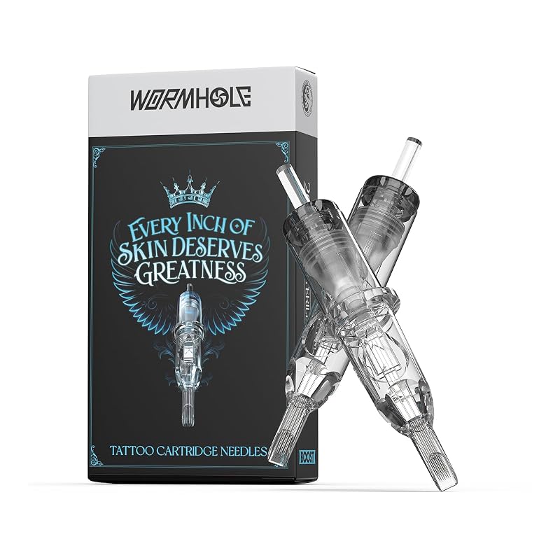 Wormhole Tattoo Cartuchos de Agulhas Magnum para Tatuagem 1007M1, 20 unidades