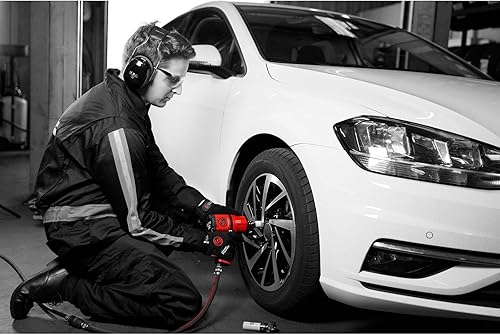 Vista 2 de Chicago Pneumatic SS413WP - 1/2 pulgada de accionamiento cuadrado, SAE y métrico, profundo, protector de rueda, 6 puntos, juego de llaves de impacto