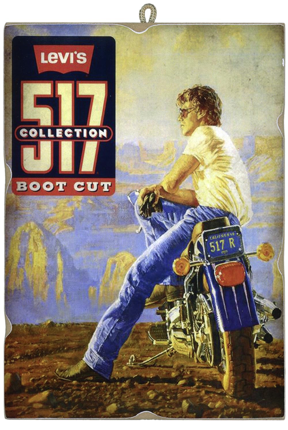 KUSTOM ART Levi's Jeans Vintage Retro Advertising Series Grid