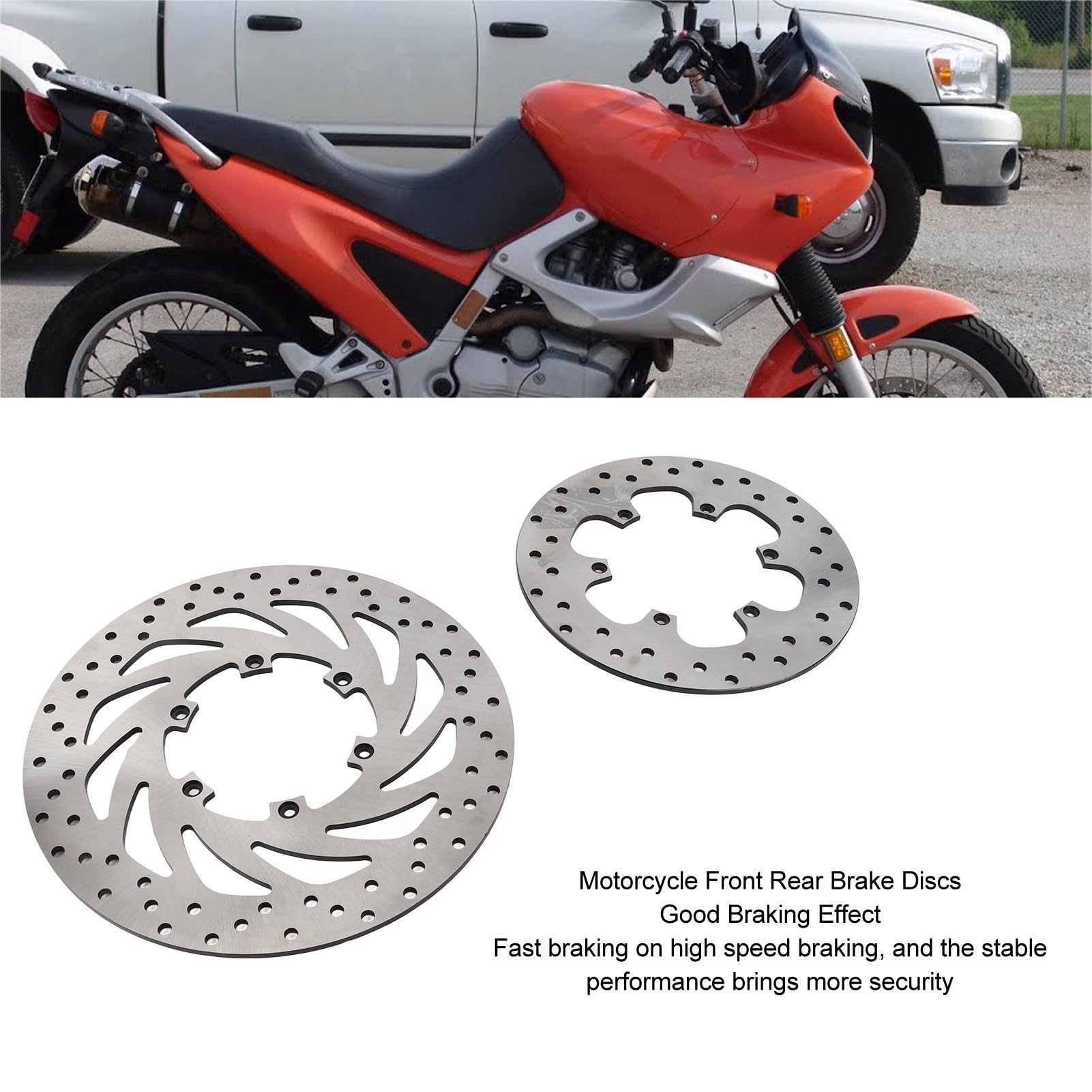 VOBOR Disco Freno per Bici da Bici, Moto Roto di Freno Freno Posteriore da 300 Mm Disco Anteriore da 240 Mm per F650GS F650ST F650 GS ST F 650GS 650ST