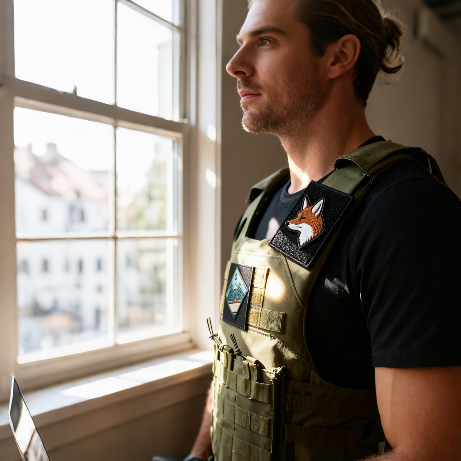 Molle snap haak met sleutelring 2-set. Diverse kleuren