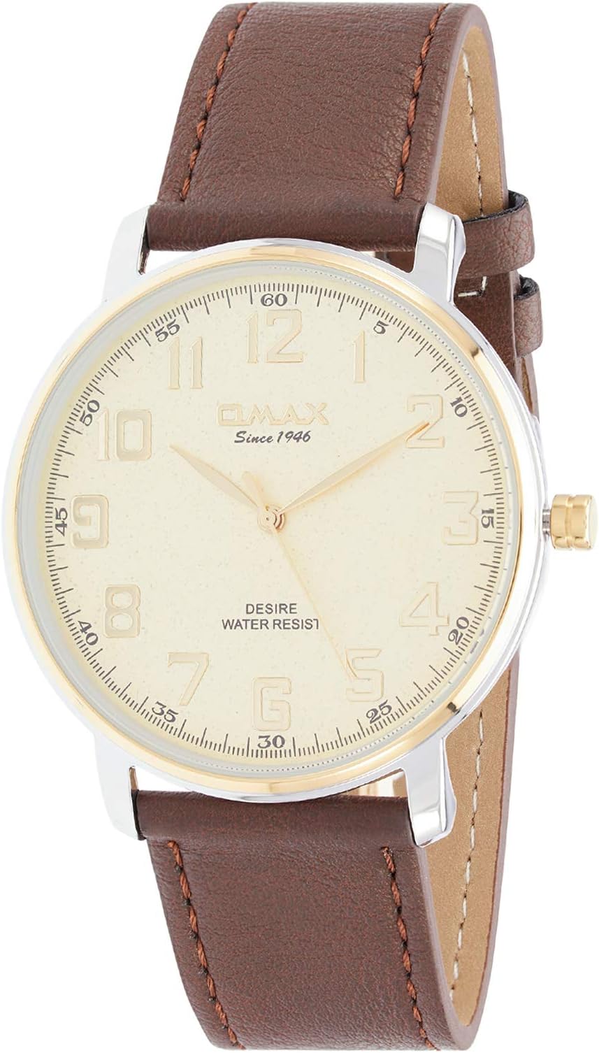 Casual Watch for Men with Brown Band & Blue Dial - DX21T15A