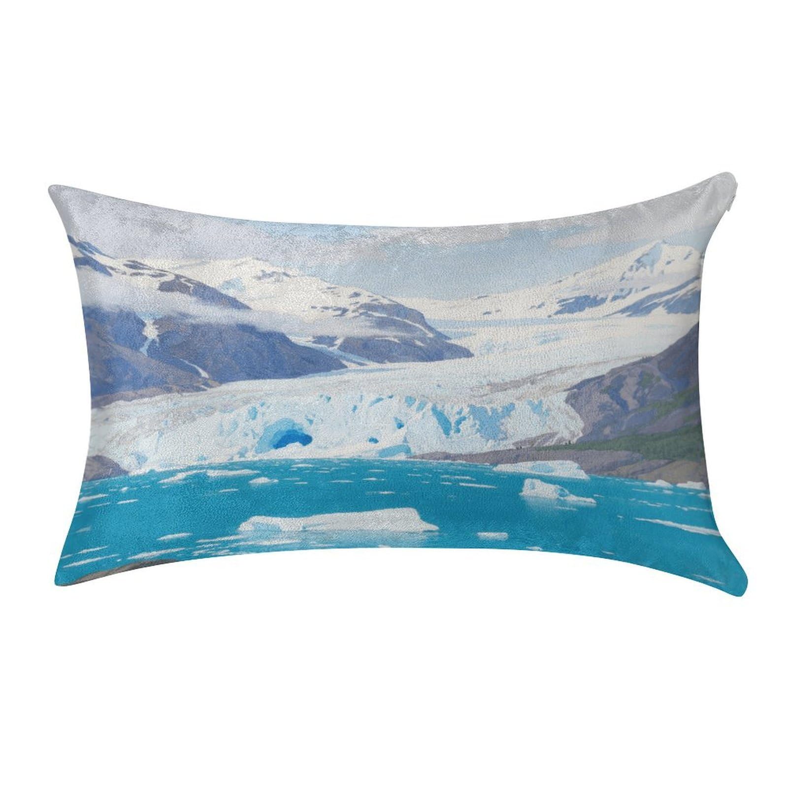 Fekiloot Style Glacier Fjord Pillow Covers Home Decor Pillow Cases