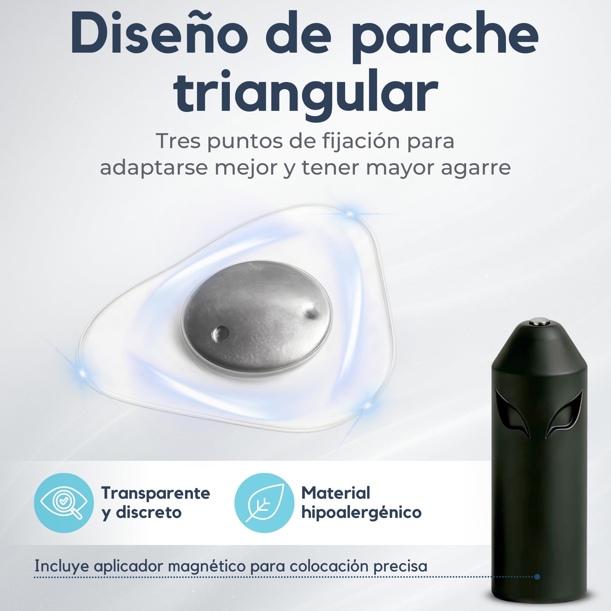 Magnetyczne plastry na nos, 60 przezroczystych plastrów na nos (30 dni) + aplikator + instrukcja QR, dylator na nos do swobodnego oddychania, chrapania i uprawiania sportu, magnetyczne paski na
