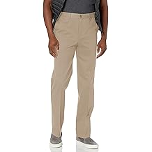 Hombre's Pantal&oacute;n chino el&aacute;stico de m&aacute;ximo rendimiento con cintura expandible y resistente a las arrugas (disponible en Big &amp; alto)