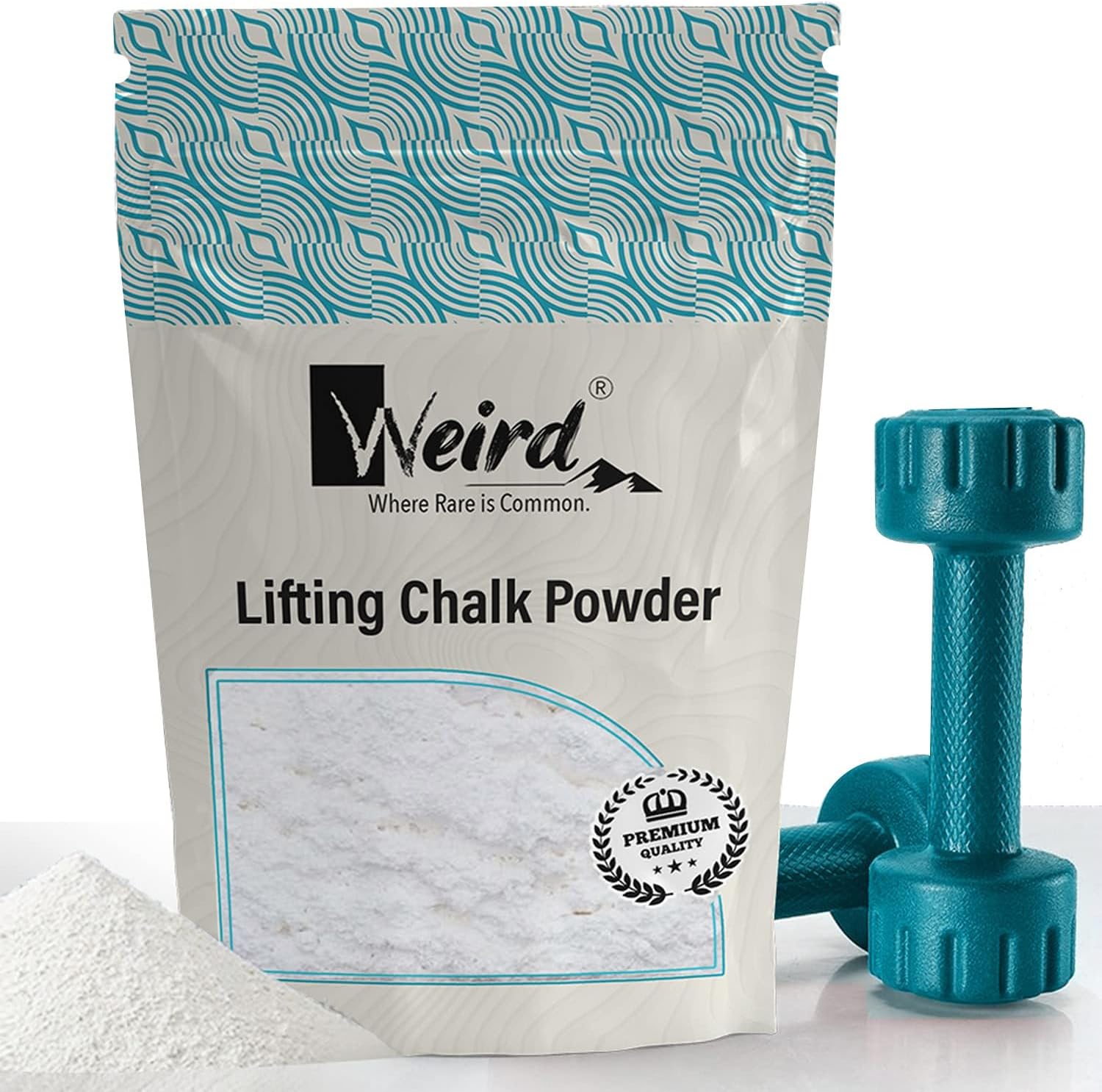Gym Chalk Powder for Superior Grip Pack of 100GM | Weightlifting | Deadlift | Rock Climbing | All Sports Lifting Chalk Powder - Fine Grade Compressed Natural Magnesium Carbonate Powder