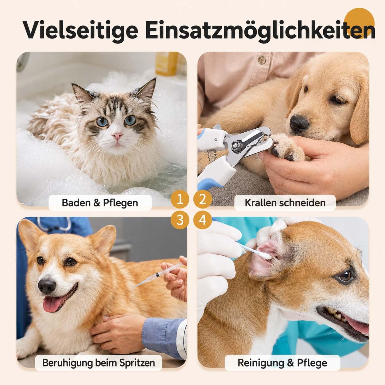 Leyof Pet Grooming Hammock Stand, 2027 Neu 2-In-1 Foldable Pet Grooming Bed, Dog Shower Hammock, Bissfeste HäNgematte, FüR Nageltrimmen, Baden, Hunde & Katzen (Schwarz)