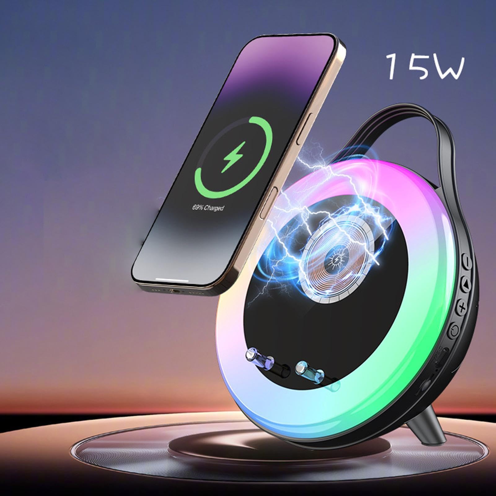 Generisch Altavoz de inducción Cargador rápido portátil ergonómico