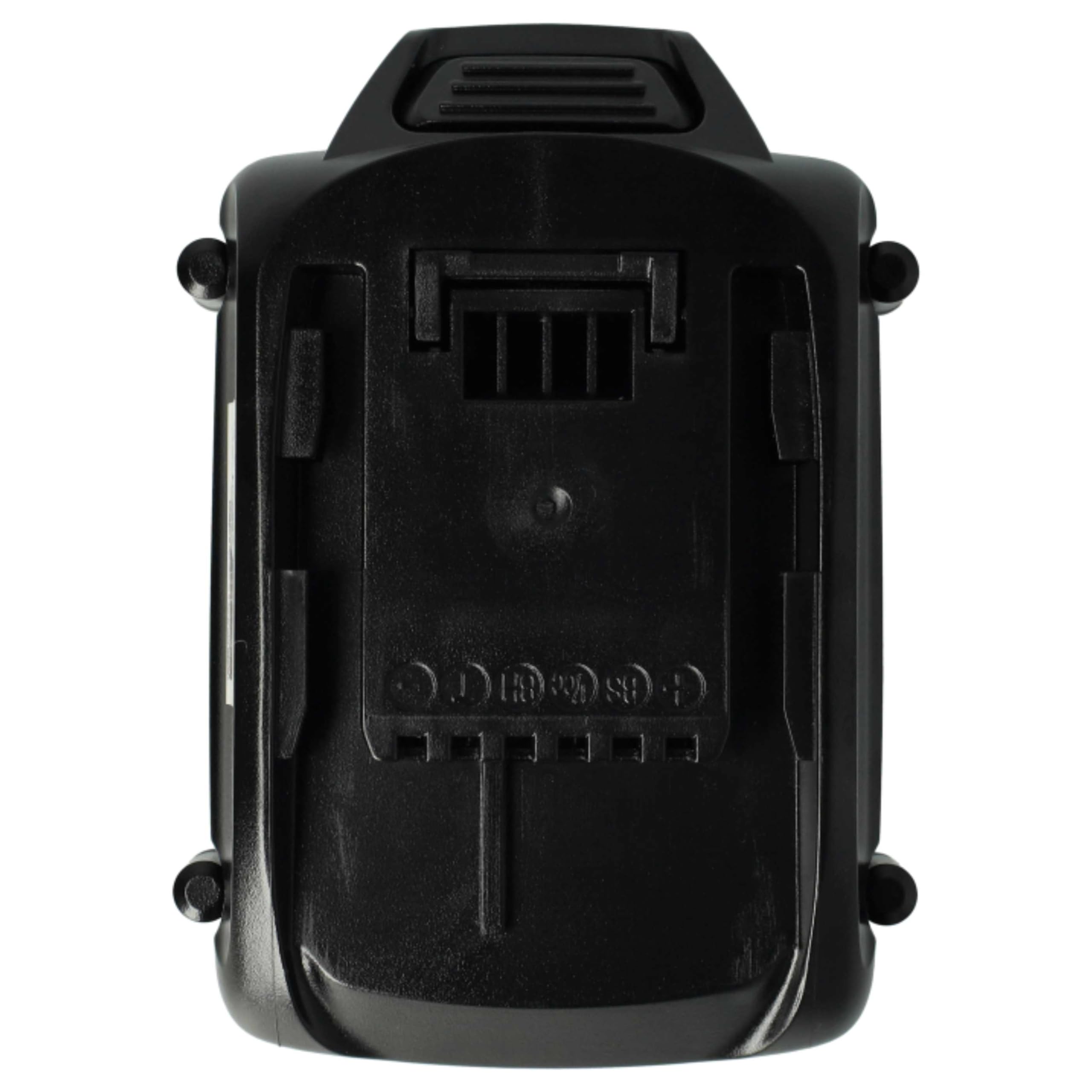 vhbw 2x batteria compatibile con DeltaFox Grizzly 2040, 2020, 80001147, 80001146 utensile elettrico (2000 mAh, Li-Ion, 18 V)