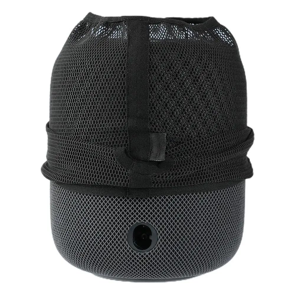 Dust Cover for Homepod 2,Mesh Speaker Cloth with Charging Hole,Protective Skin Sleeve for Smart Mini Audio,Speaker Storage Bag Accessories (Black)