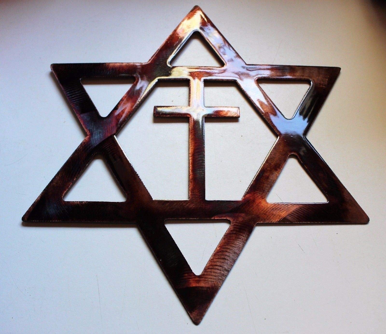 Star of David with Cross 12