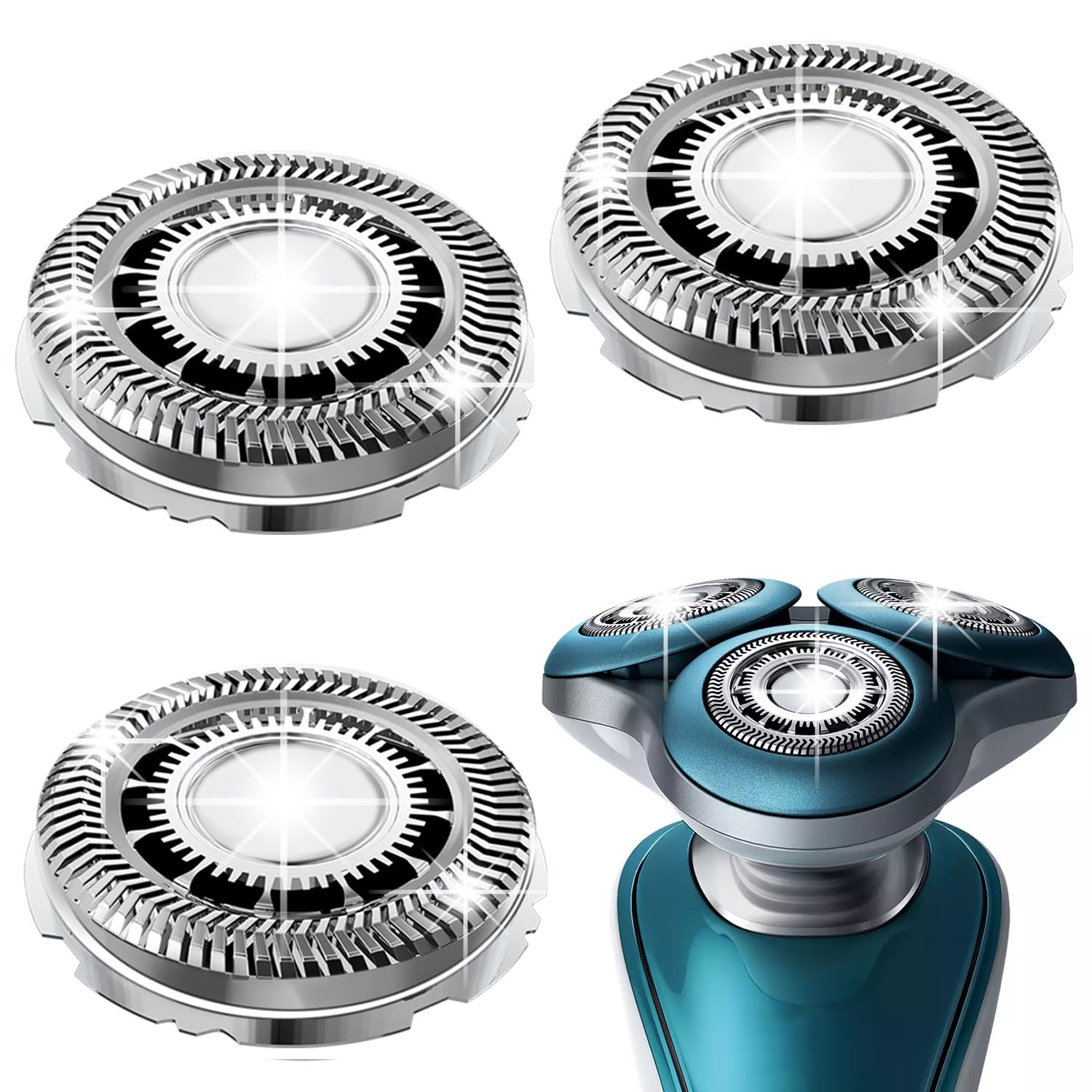 WoneReplacement Heads for Philips Norel*o Shaver Series 7000, Compatible with Shaver SH70