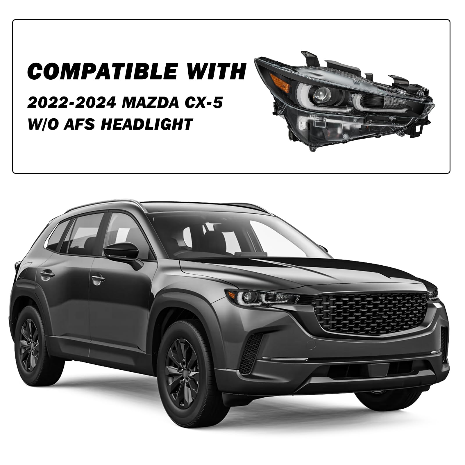 パーツ Mazda cx-5 2022 23 24 LUWU Front Grill Mesh Compatible With 2022 2023 2024 2025