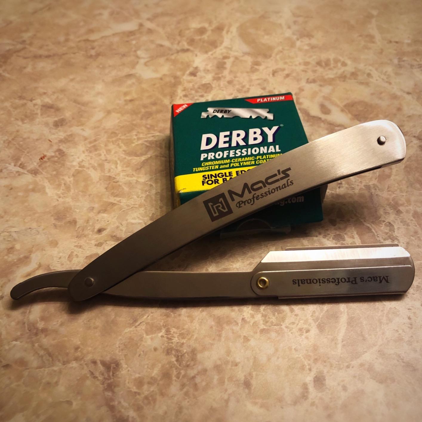 Amazon.com : MACS PROFESSIONAL Barber Straight Edge Razor With 100 ...