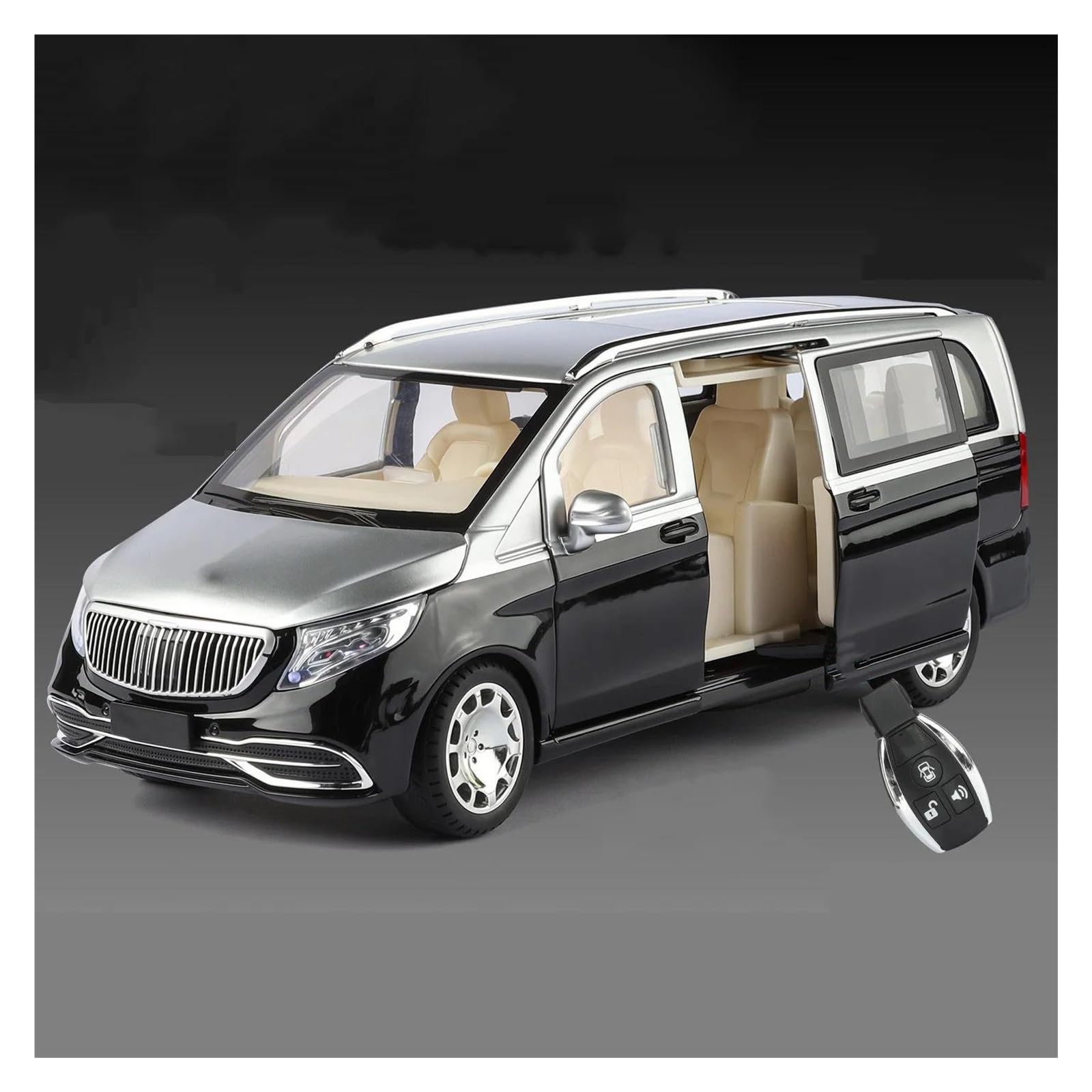 Btwodian Scale Model Car For Maybach VS680 MPV Diecast Model Car