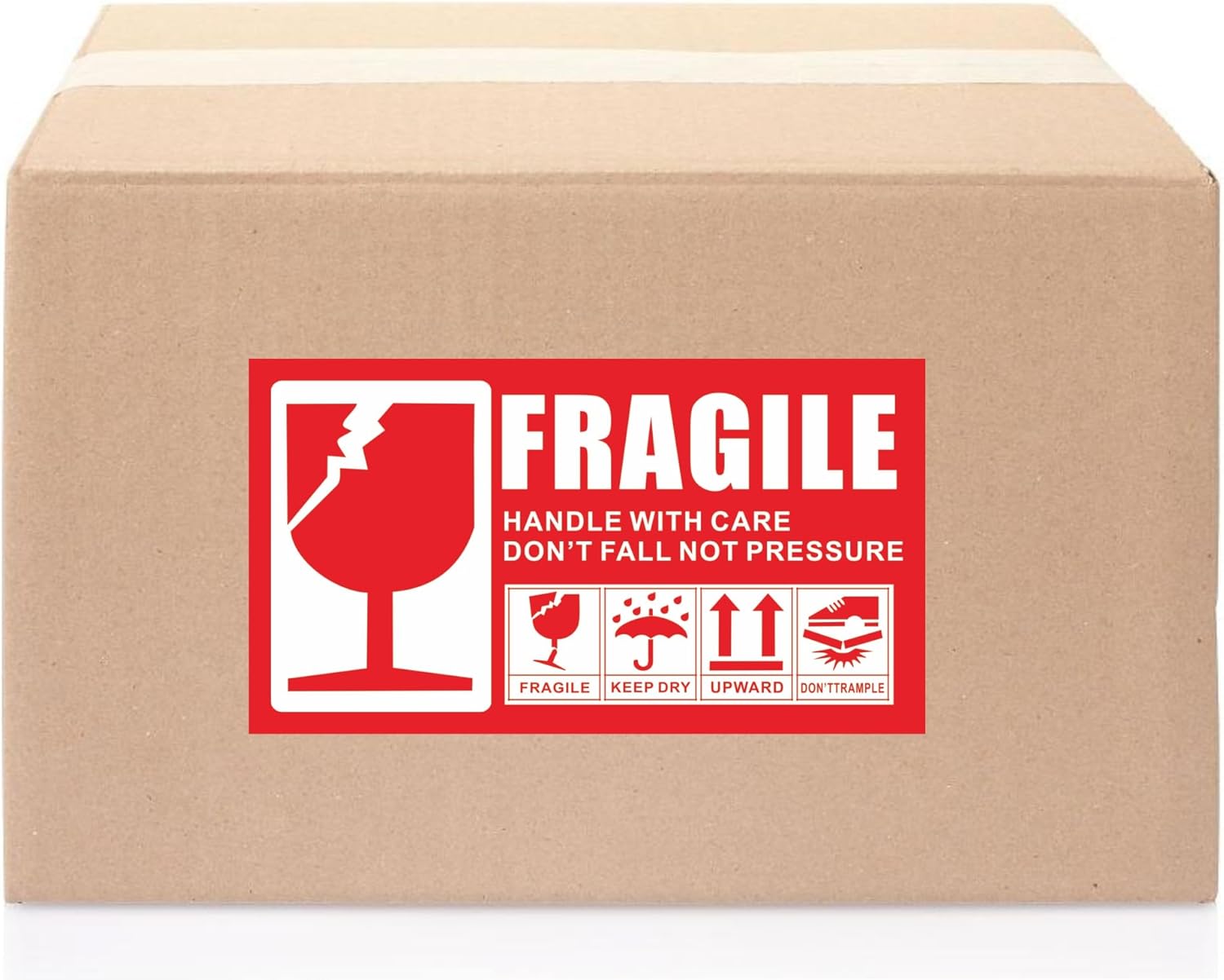500 Pcs 3.5X2 Inch Fragile Stickers for Moving Shipping,Fragile Labels for Shipping Moving,Permanent Adhesive Shipping Stickers