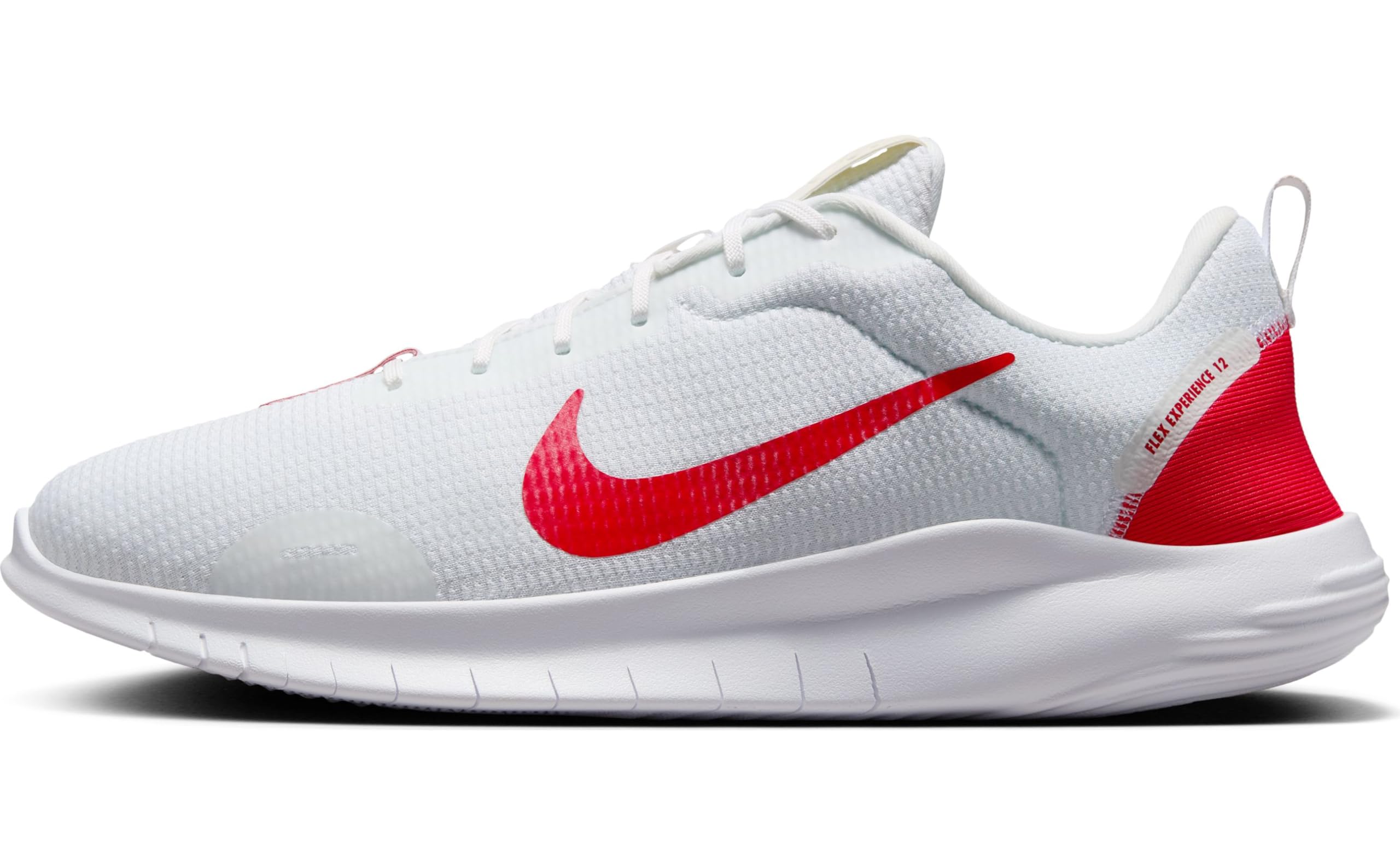 Flex Experience Run 12 Men's Road Running Shoes (DV0740-102, White/White/University Red)