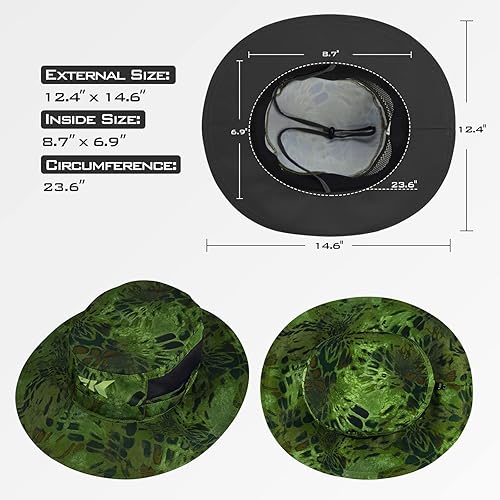 Miniatura 79 de KastKing Sol Armis UPF 50 Boonie - Sombrero de protección solar, pesca, playa y senderismo, remo, remo, kayak