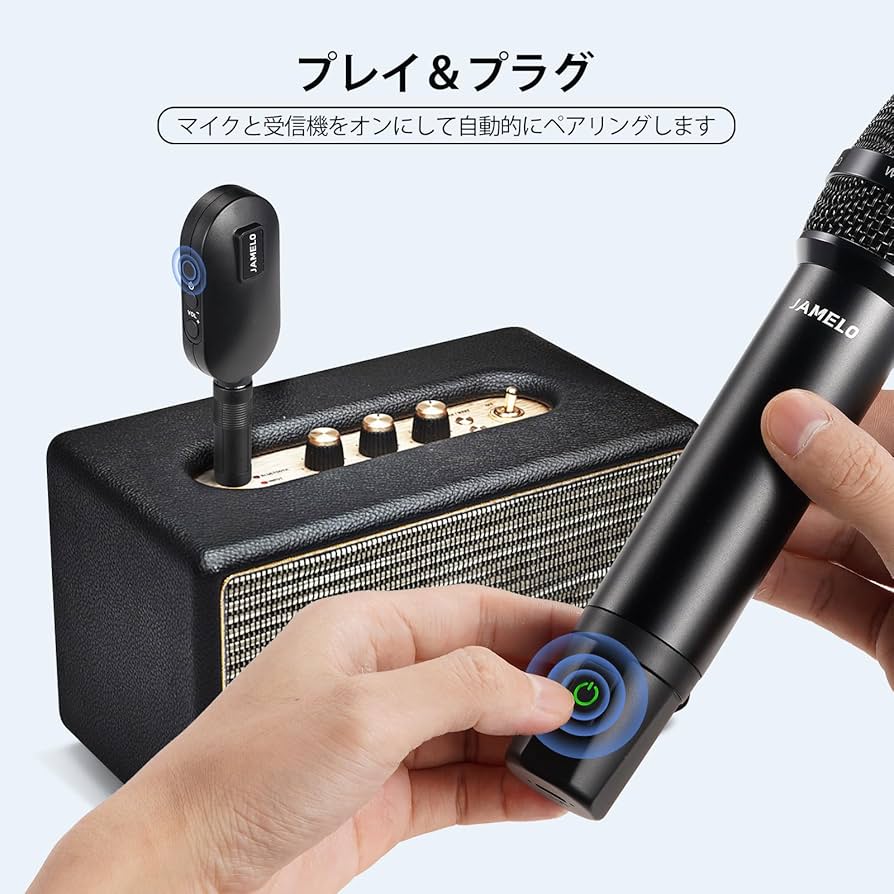 Amazon.co.jp: JAMELO ワイヤレスマイク Type-C充電式