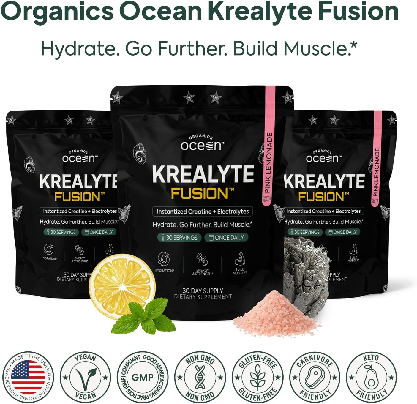 Krealyte Fus - Instantized Creatine Monohydrate Powder