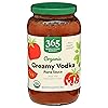 365 by Whole Foods Market, Organic Creamy Vodka Pasta Sauce, 25 Ounce