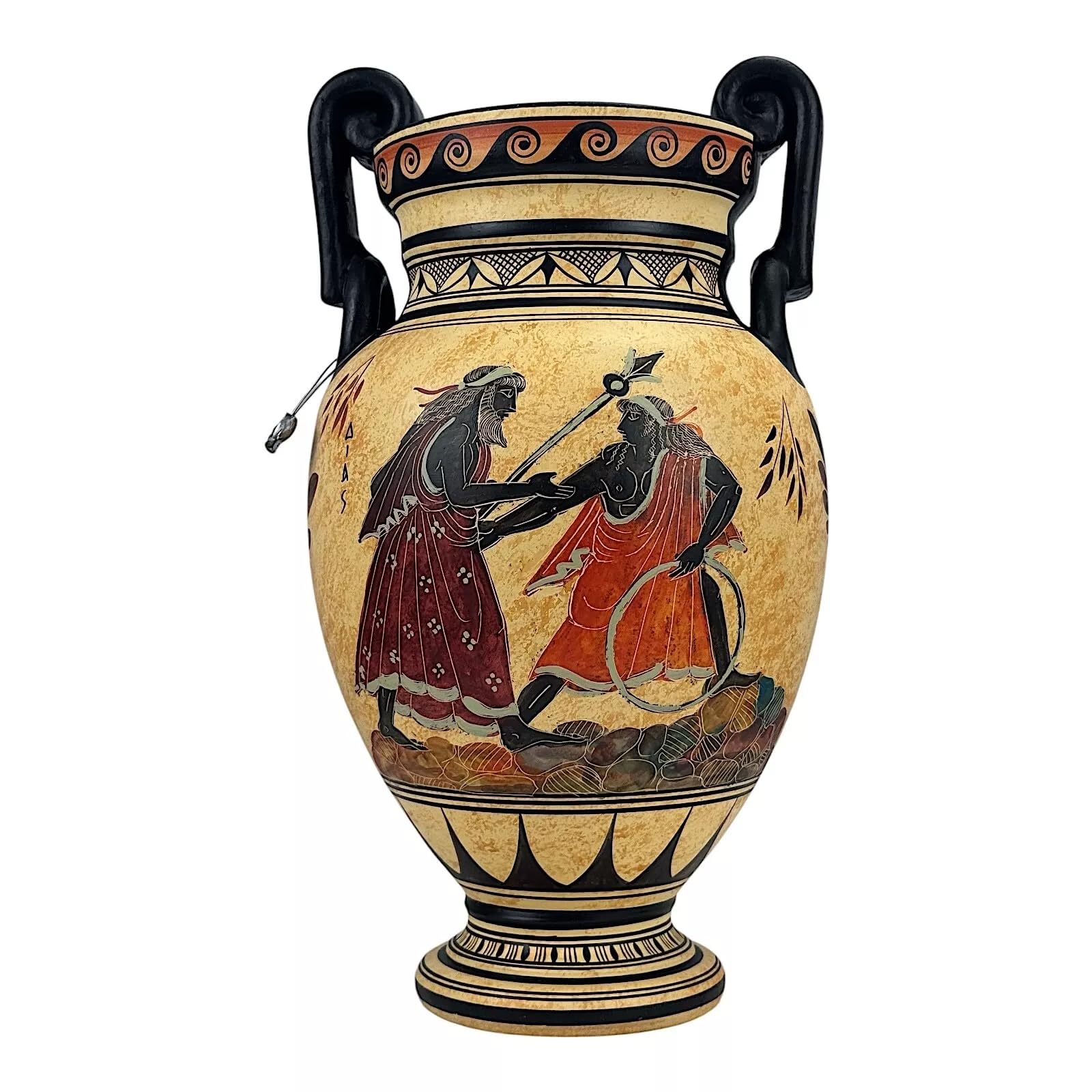 Amazon.co.jp: ミューズ 演奏 Lyre アンフォラ 花瓶 古代