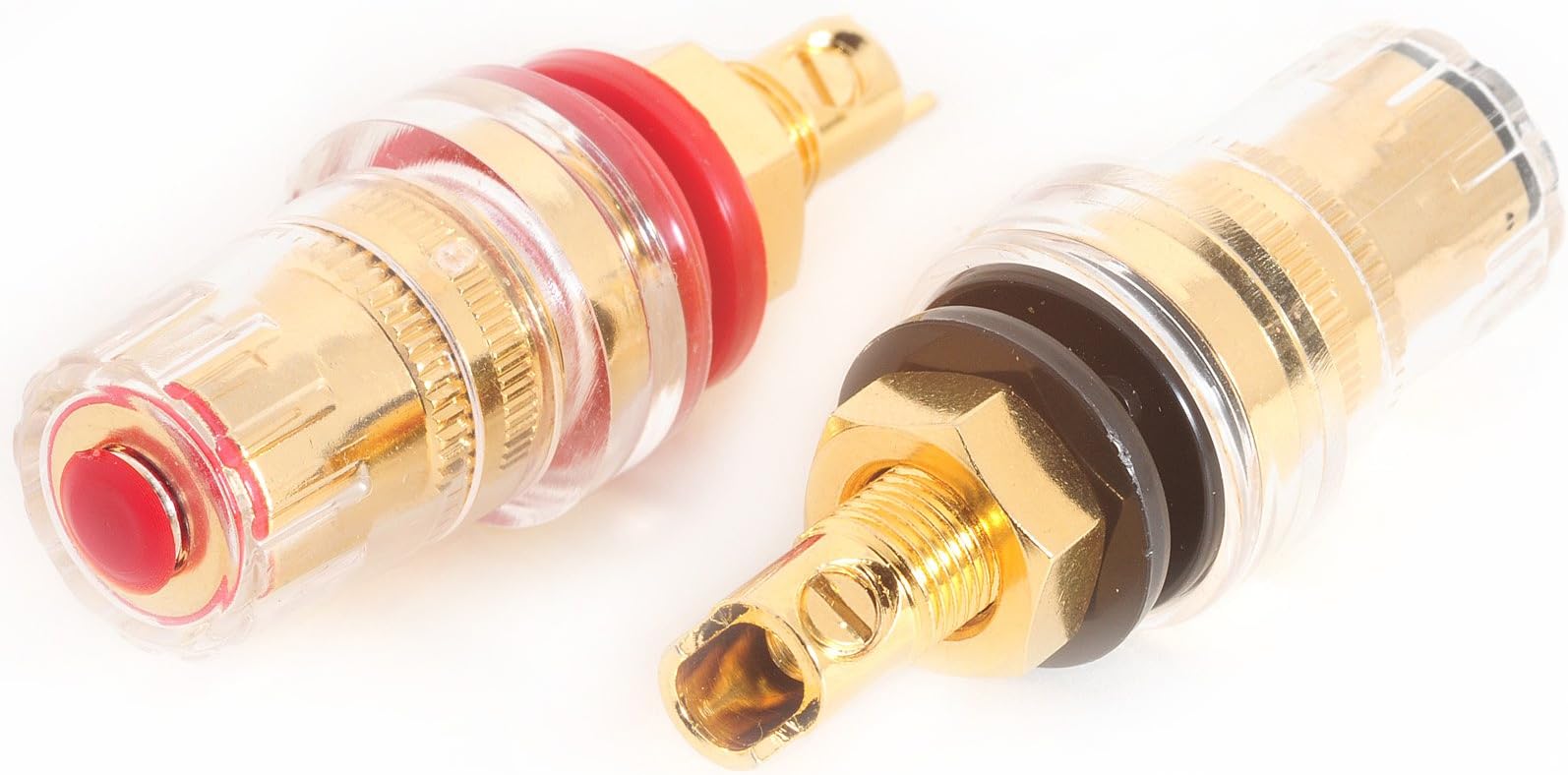 4 Insulated Binding Posts - 4mm Speaker Chassis Mount Socket Connector BINPOS03