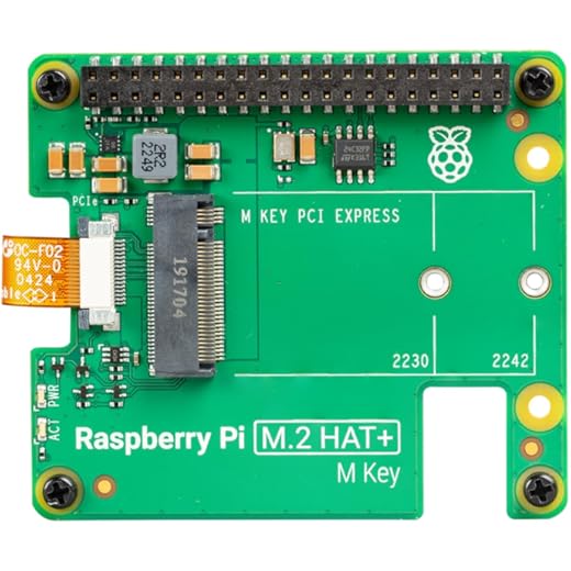 Raspberry Pi M.2 HAT+ for Raspberry Pi 5 (RPI-MD2-HATP), SC1166