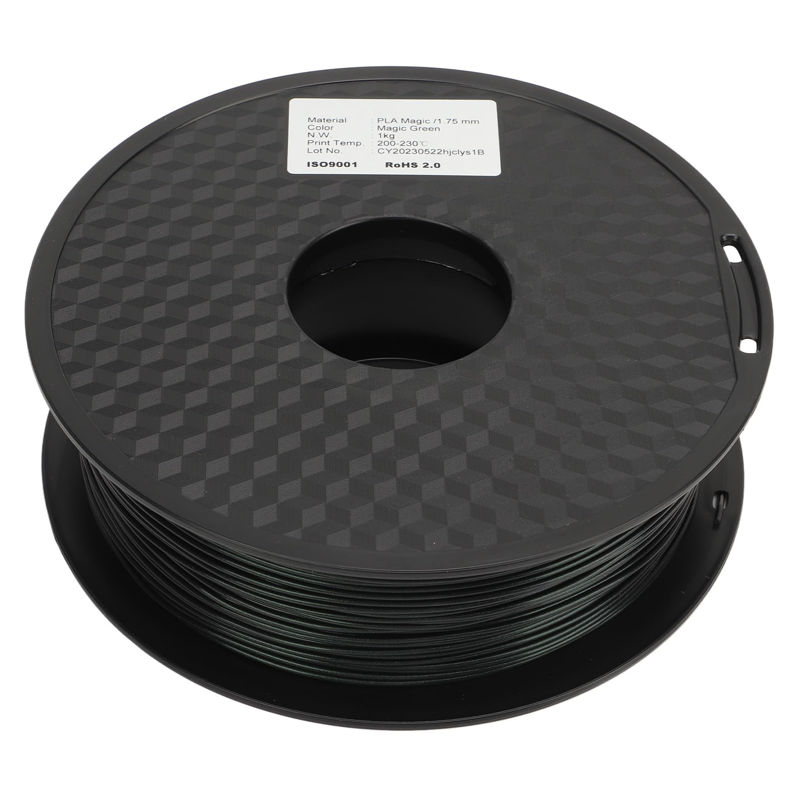 FTVOGUE Filamento PLA 1,75 Mm Filamento Verde para Impresora 3D 200 a