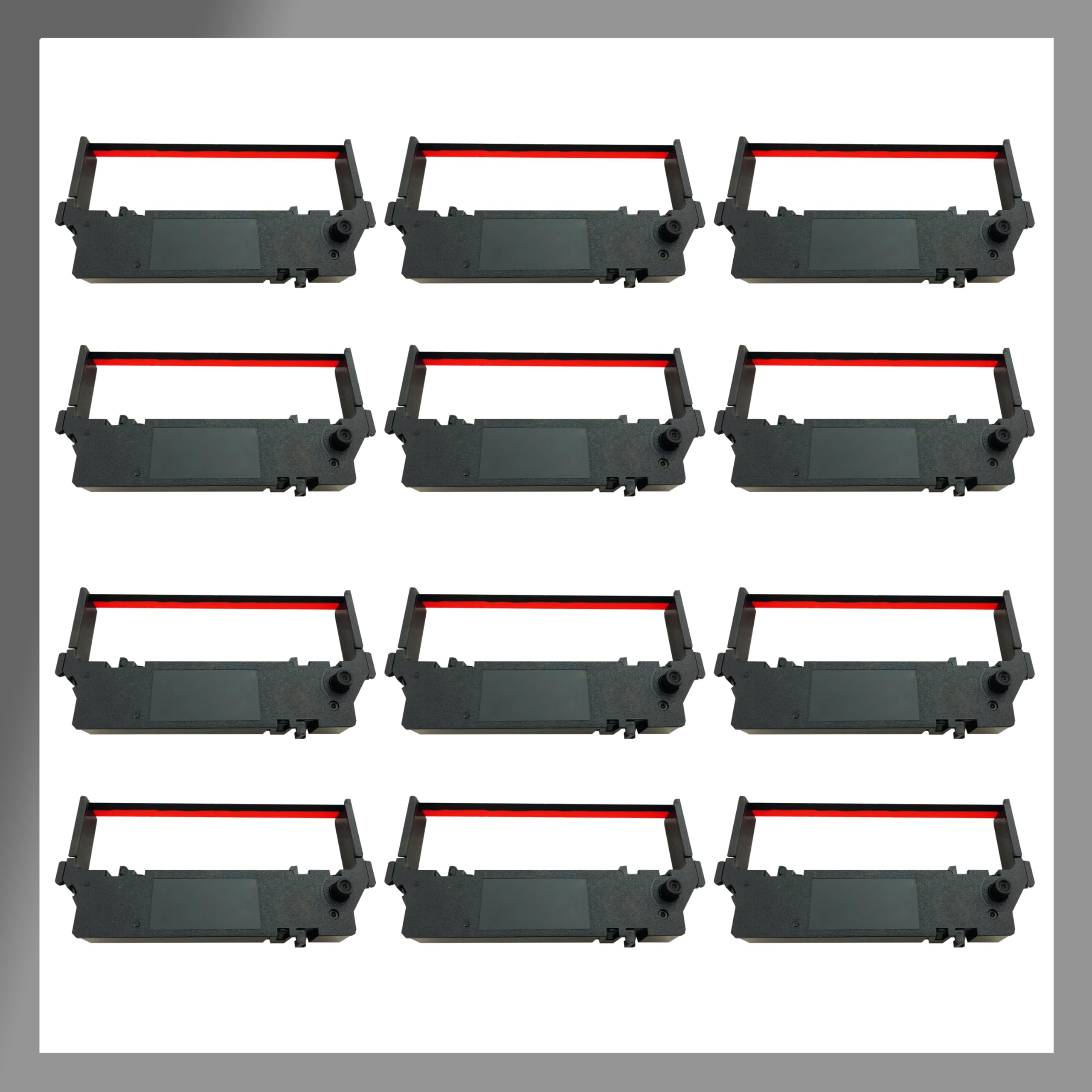 Pokanic SP-700 Ribbon Ink Cartridge Black/Red Replacement POS System Kitchen Printers Compatible with Star Micronics SNBC Epson Bixolon Citizen NCR (