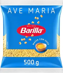 Barilla Macarrão Ave Maria Com Ovos 500G Para Sopas