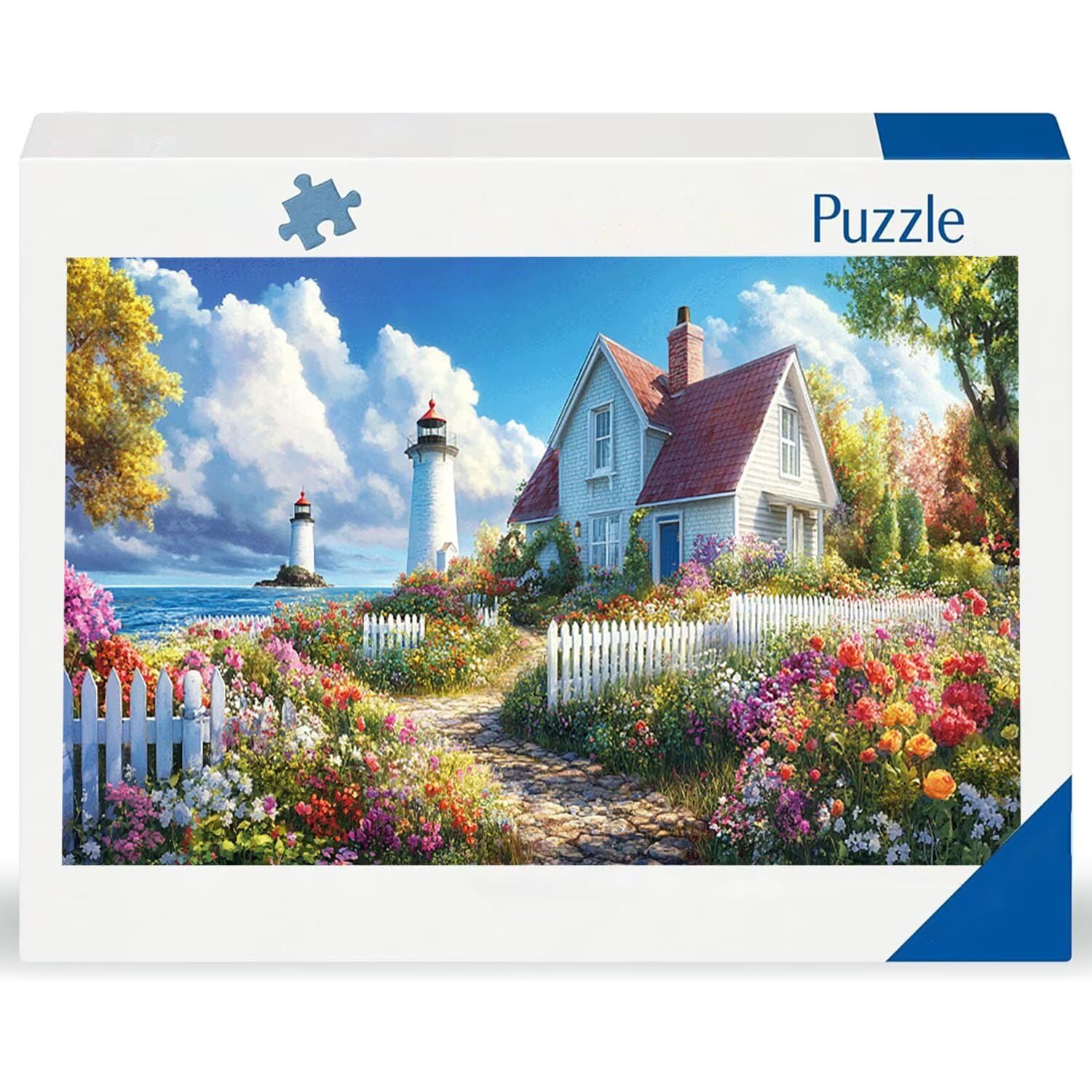 Puzzle para Adultos 1692 Piezas, Cabaña paisajística Puzzle, Difícil, Desafiante, Rompecabezas Encajan Perfectamente, Letras en la Parte Posterior, Regalo para Personas Mayores (179x31cm) v-212