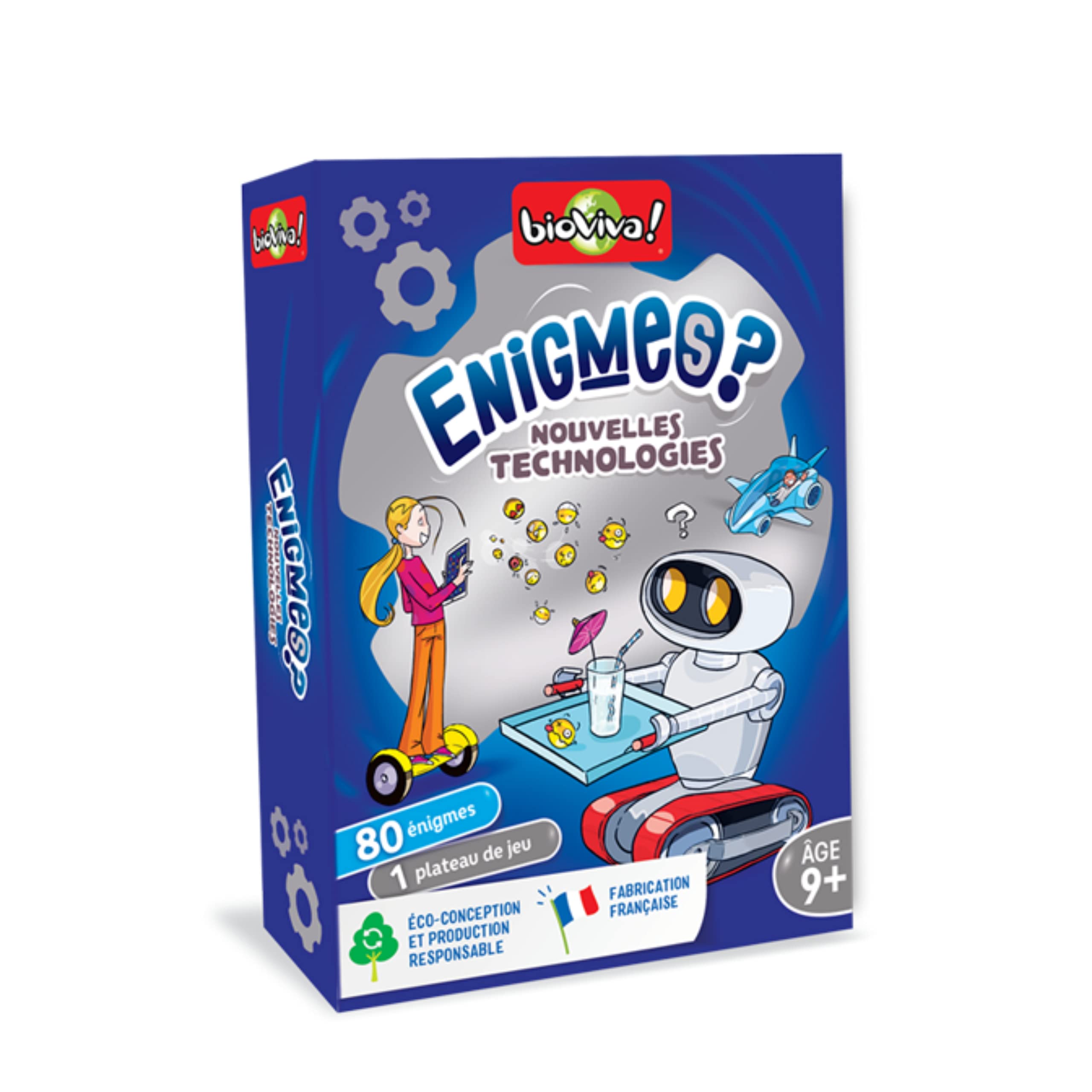Bioviva Enigmes - Nuova Tecnologia - Gioco Da Tavolo Educativo Per Bambini Da 9 Anni - Made In France - 2-6 Giocatori
