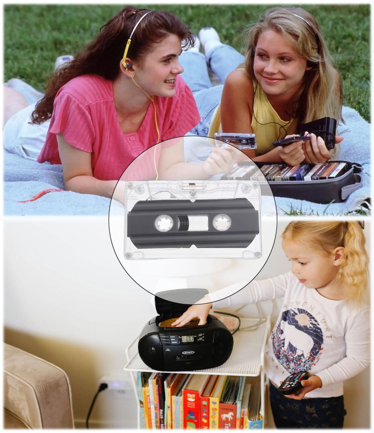 Cassettes Audio Vides 5 Pièces pour Musique Conférences Enregistrements