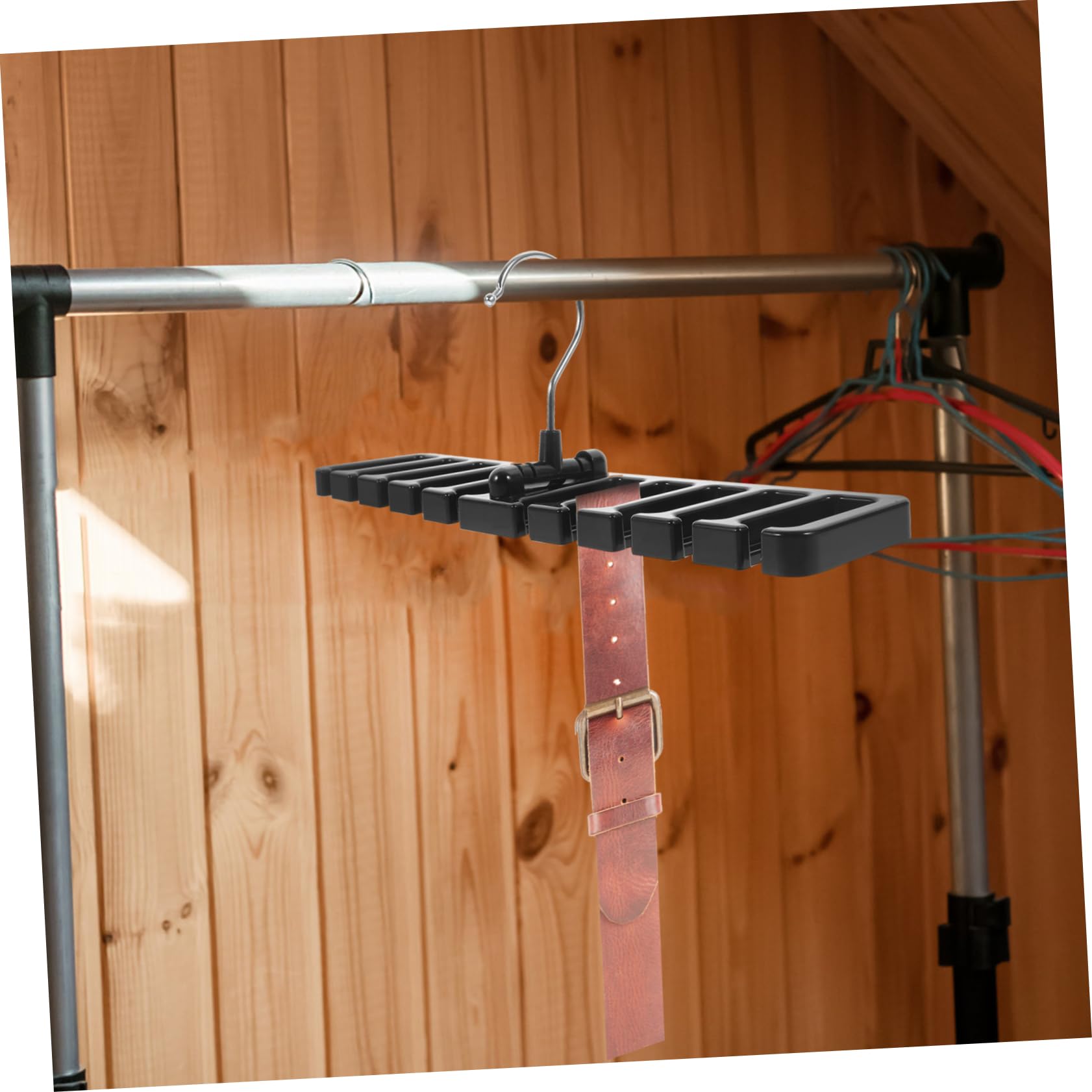TOPBATHY 3 Series Organizador De Cinturones Y Bufandas Soporte Multifuncional Corbatas Y Pañuelos Espacio El Colgador De Accesorios Ropa 2 Piezas X 3
