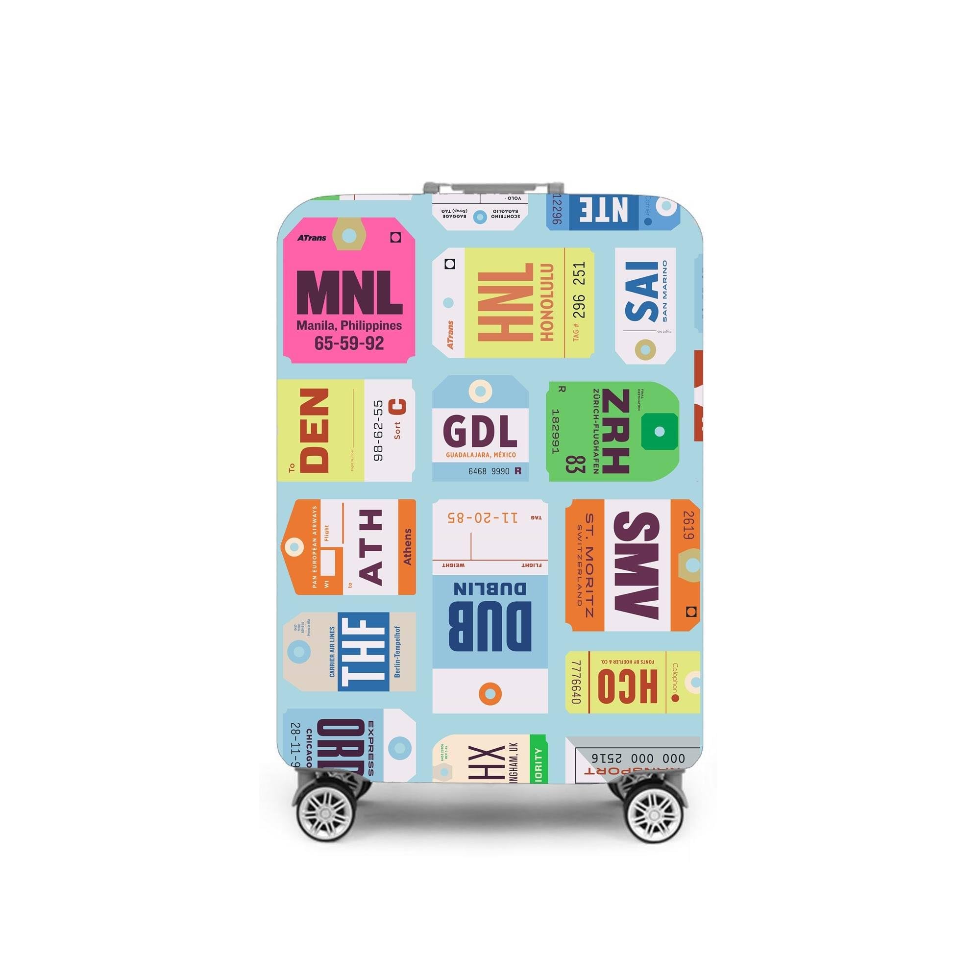 WELL HOME MOBILIARIO & DECORACIÓN Maleta Trolley 20'' de Cabina con Funda Protectora