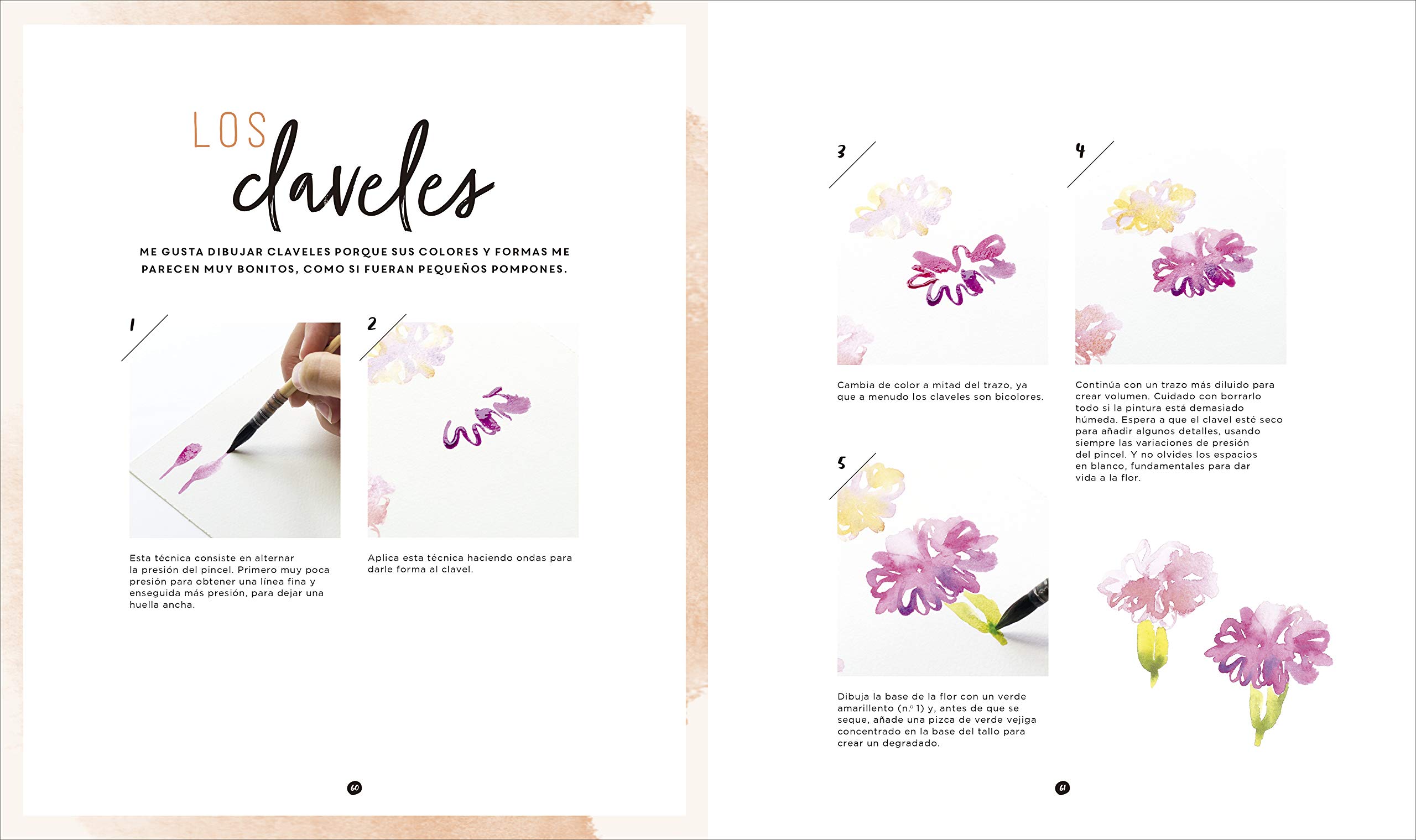 Flores A La Acuarela: Guía básica para pintar flores en sencillos pasos, con los que decorar trabajos hechos a mano y mucho más (TENDENCIAS JUVENILES)