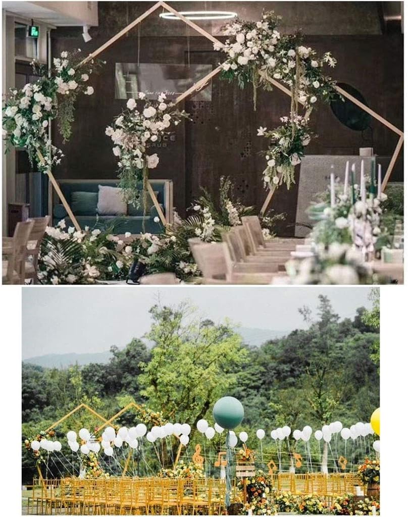 Metal Wedding Arches Arches - Rustproof Solid Square Arches for Climbing Plants Decorative Wreaths/Balloon Arches Outdoor Lawn Stages