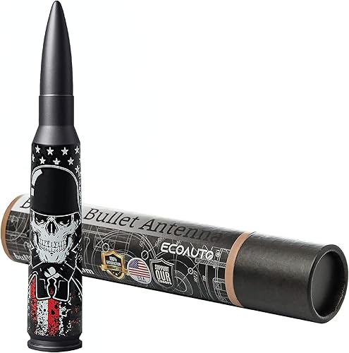 Miniatura 8 de EcoAuto Badass - Antena de repuesto para todos los modelos de camiones Chevy y GMC  Antena de repuesto corta  Aluminio de grado militar  Diseño