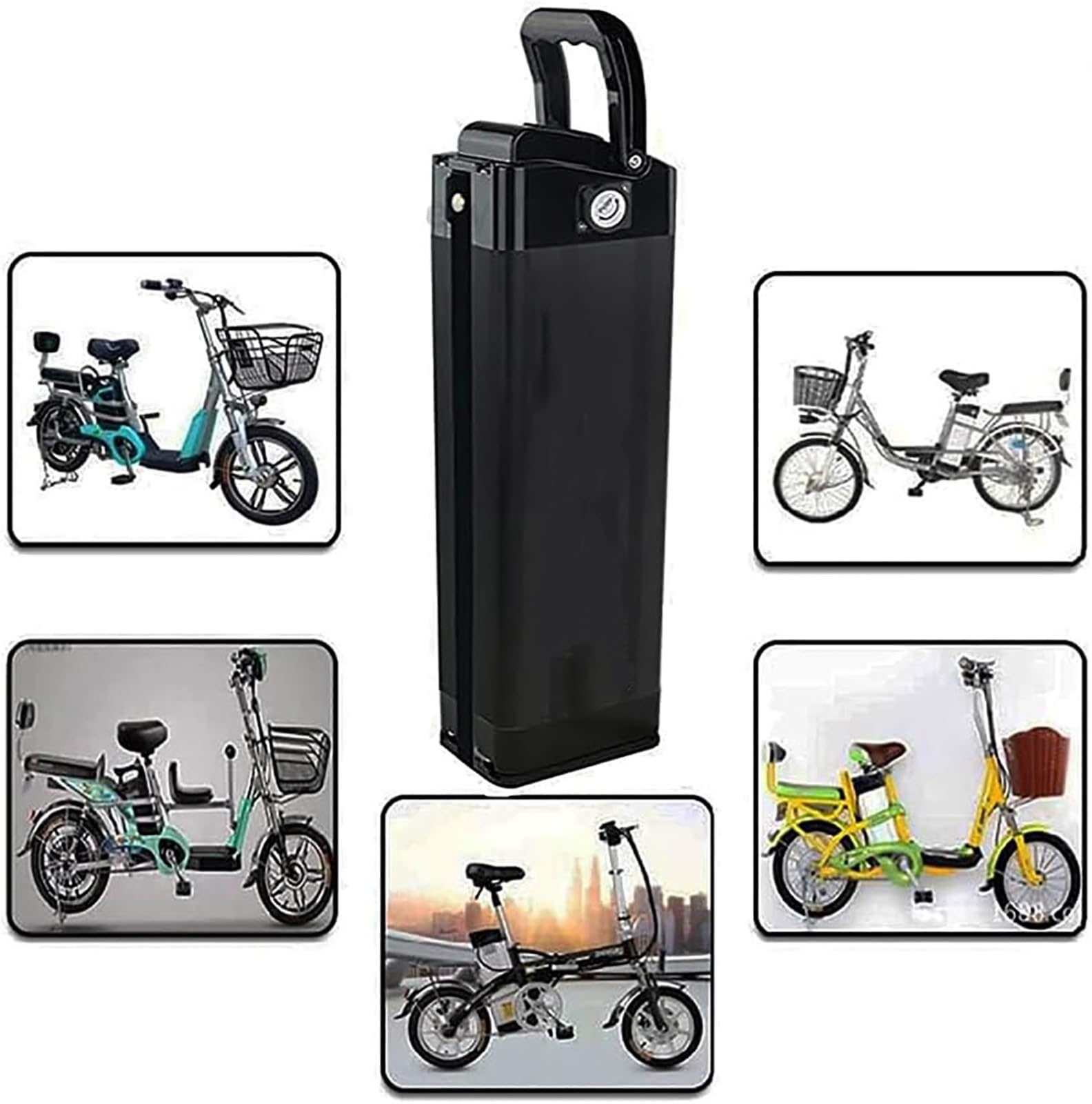 Batterie Ebike 24V 8AH 10Ah 12AH 15AH 20AH pour Vélo Électrique avec Chargeur 25.2V 29.4V Batterie Haute Performance Scooter De Vélo Électrique pour Moteur 25.2V 8AH,XT60