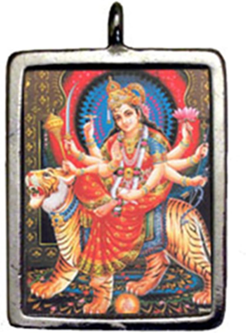 Durga Hindu Sacred Deity Charm Pendant Amulet Talisman