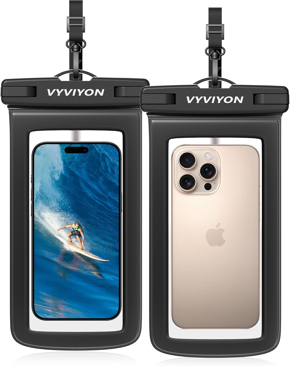 Waterproof Phone Pouch Case 2Pack, IPX8 Cellphone Dry Bag for iPhone 16 15 14 13 12 11 Pro Max & Samsung S25 , Beach Cruise Ship Essentials Waterproof Phone Case Up to 7 inches with Lanyards Waterproof Phone Pouch Case 2Pack, IPX8 Cellphone Dry Bag for iPhone 16 15 14 13 12 11 Pro Max & Samsung S25 , Beach Cruise Ship Essentials Waterproof Phone Case Up to 7 inches with Lanyards