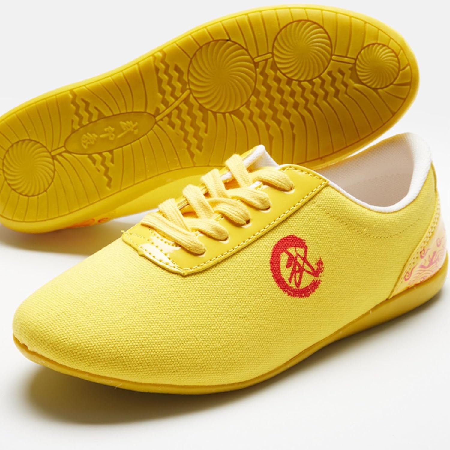 Kung Fu Tai Chi Shoes for Women and Men Canvas Martial Arts Shoes with Non-Slip Sole, for Indoor & Outdoor Training Barefoot Feel