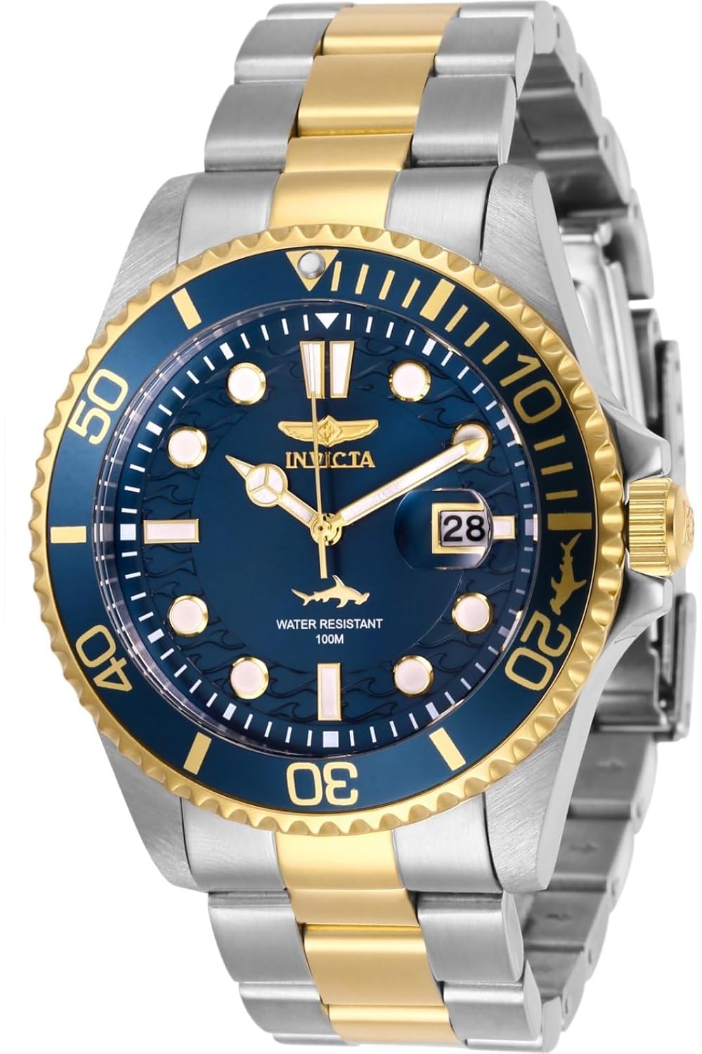 Invicta Relógio masculino Pro Diver, movimento a quartzo, dois tons, 30021