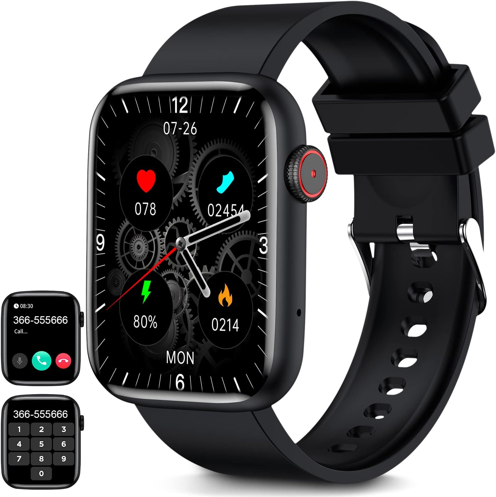 1.95'' Smart Watch for Iphone Compatible 123 Sport Modes