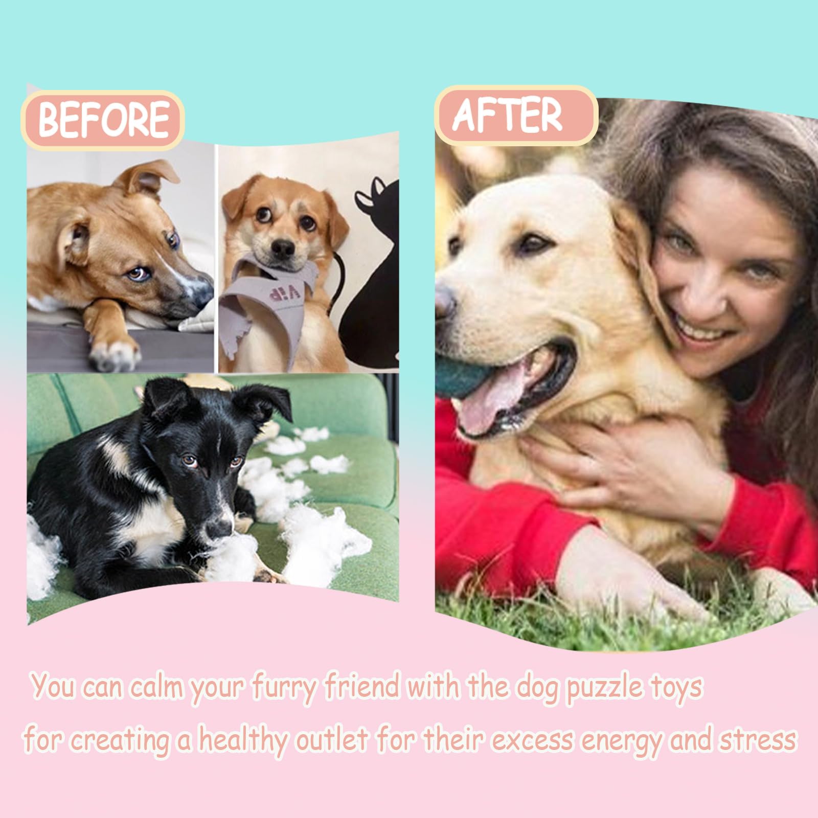 Tapete de olfateo para perros, tapete de alimentación lenta para perros con cuerda para colgar, comedero de rompecabezas para perros, dispensador de comida para mascotas, tapete para perros