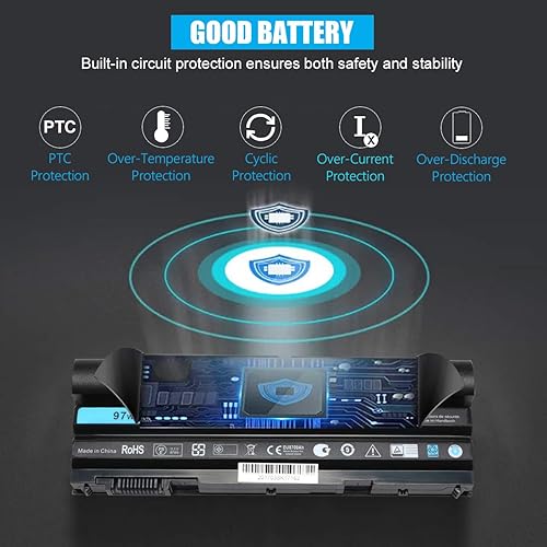 Miniatura 4 de Batería de repuesto para portátil Dell Latitude E6420 E6520 E6520 E6430 E6440 E6530 E6530 E6520 E5420 E5520 E5430 E5530, compatible P/N: 2P2MJ