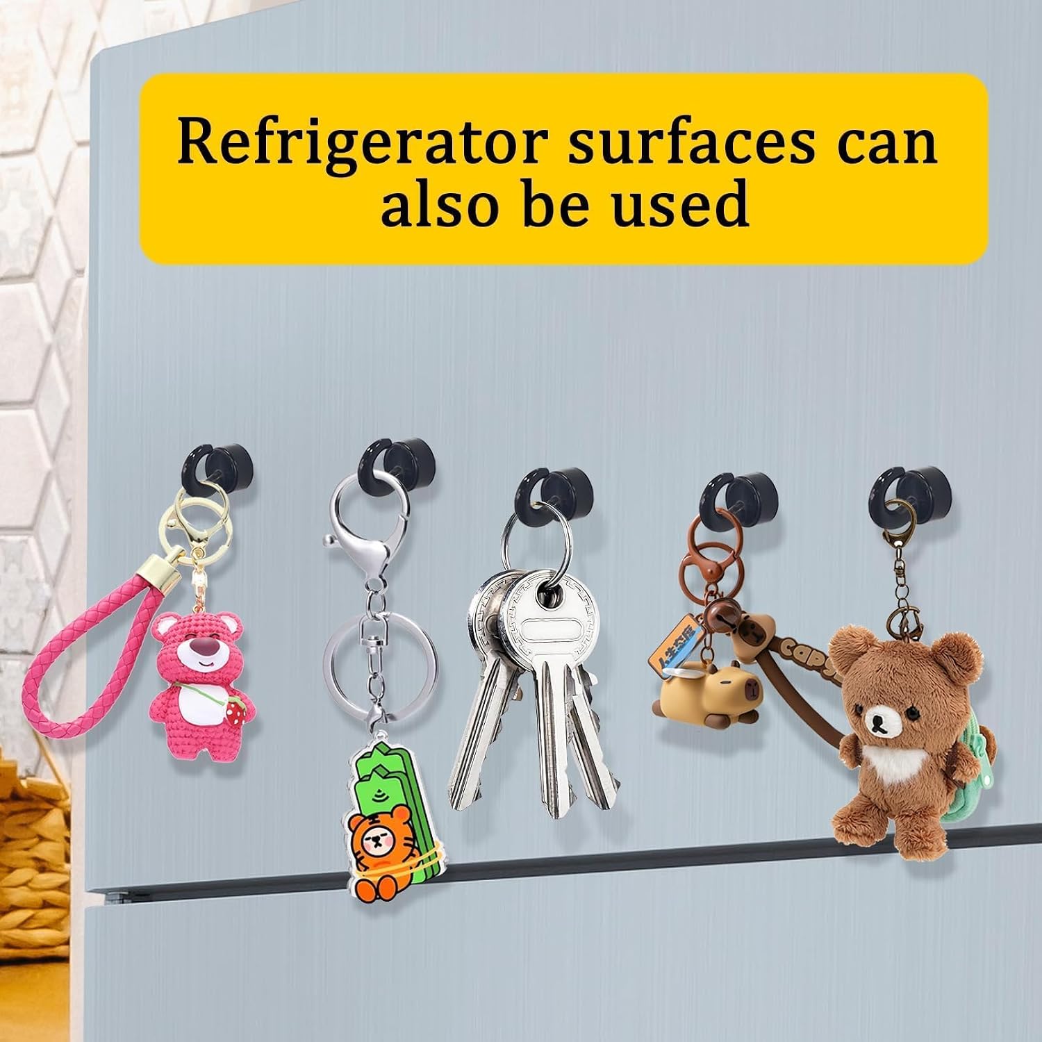 Small Magnetic Hooks for Refrigerator, Mini Magnetic Hooks for Cruise Cabins, Magnet Hook for Kitchen, Classroom, and Office - Pack of 30 (Black)