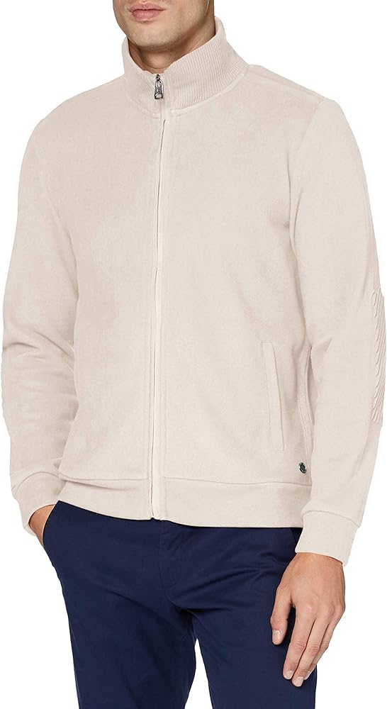 Pierre cardin sweatjacke brushed rib felpa a costine spazzolate 50% lana 50% poliestere 54319.2415.3000A